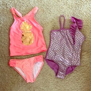 Girls’ 6/6x Bathing Suit and Tankini